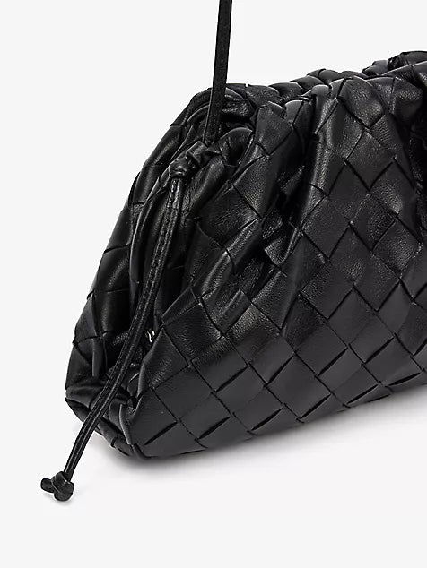 The Pouch small Intrecciato leather clutch bag