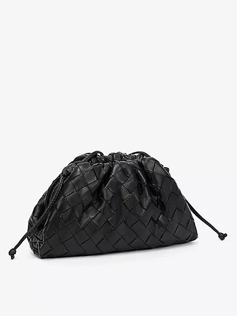 The Pouch small Intrecciato leather clutch bag